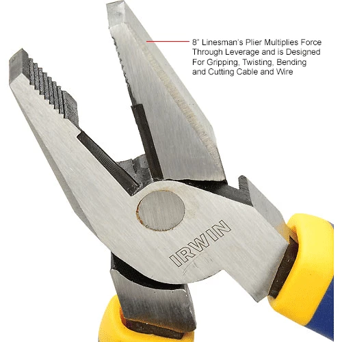 IRWIN Tools IRWIN VISE-GRIP® 2078712 8 PC. Set (Lng Nose, Slp Joint, Dia., Tng & Grv, Linesman, Adj. Wrnch) 20 IRWIN Tools IRWIN VISE-GRIP® 2078712 8 PC. Set (Lng Nose, Slp Joint, Dia., Tng & Grv, Linesman, Adj. Wrnch) - Image 18