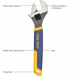 IRWIN Tools 10" Adjustable Wrench -Hand Tools popular store B223610 1wco