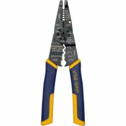 IRWIN Tools IRWIN VISE-GRIP® 2078309 8" Multi-Tool Wire Stripper/Cutter/Crimper W/ProTouch Grips -Hand Tools popular store B223811 03
