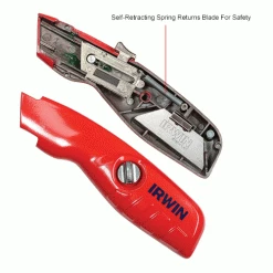 IRWIN Tools Irwin 2088600 Self-Retracting Safety Utility Knife with Ergonomic No-Slip Handle -Hand Tools popular store B223847IN 2wco