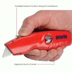 IRWIN Tools Irwin 2088600 Self-Retracting Safety Utility Knife with Ergonomic No-Slip Handle -Hand Tools popular store B223847IN 3wco