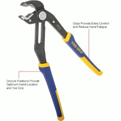 IRWIN Tools IRWIN VISE-GRIP® 2078112 GV12 12" GrooveLock V-Jaw Tongue & Groove Plier -Hand Tools popular store B225247 3wco