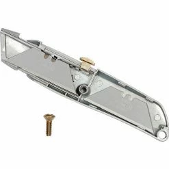 Stanley® Classic 99® 6" Utility Knife With Retractable Blade, Gray -Hand Tools popular store B323215 02