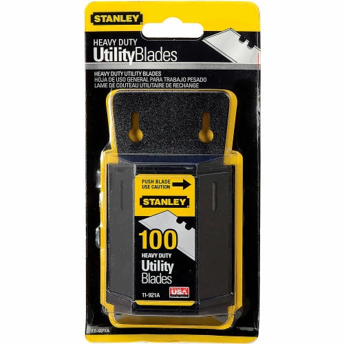 Stanley 11-921A Heavy Duty Utility Blades W/ Dispenser (100 Pack) 4 Stanley 11-921A Heavy Duty Utility Blades W/ Dispenser (100 Pack) - Image 2