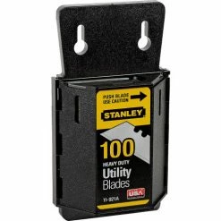 Stanley 11-921A Heavy Duty Utility Blades W/ Dispenser (100 Pack) 11 Stanley 11-921A Heavy Duty Utility Blades W/ Dispenser (100 Pack) -Hand Tools popular store B323307 03