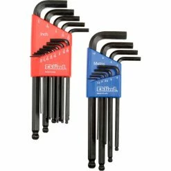 Eklind Tool Eklind 13222 .050-3/8" & 1.5MM-10MM 22Pc. Ball End Combo Metric & SAE Hex Key Set
