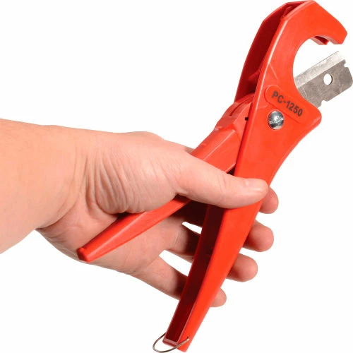 RIDGID® Model No. Pc-1250 Scissor-Style Plastic Pipe & Tubing Cutter, 1/8" - 1-5/8" Capacity 6 RIDGID® Model No. Pc-1250 Scissor-Style Plastic Pipe & Tubing Cutter, 1/8" - 1-5/8" Capacity - Image 4
