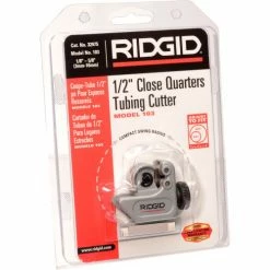 Ridgid® Model No. 103 Close Quarters Tubing Cutter, 1/8"-5/8" Capacity -Hand Tools popular store B329677 02