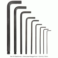 Bondhus 14130 Hex Key Triple Pack SAE, Metric W/ FREE Fold-Up Set -Hand Tools popular store B470842IN 2wco