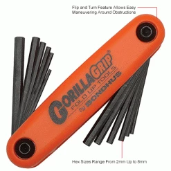 Bondhus 14130 Hex Key Triple Pack SAE, Metric W/ FREE Fold-Up Set -Hand Tools popular store B470842IN 3wco