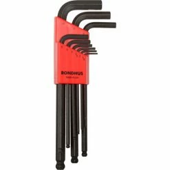 Bondhus 14130 Hex Key Triple Pack SAE, Metric W/ FREE Fold-Up Set -Hand Tools popular store B470842 02