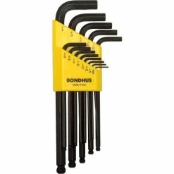 Bondhus 14130 Hex Key Triple Pack SAE, Metric W/ FREE Fold-Up Set -Hand Tools popular store B470842 06