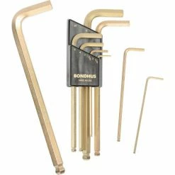 Bondhus 20899 Inch/Metric GoldGuard Plated Balldriver L-wrench Double Pack 38099 & 37937 -Hand Tools popular store B471578 02