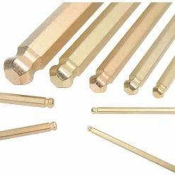 Bondhus 20899 Inch/Metric GoldGuard Plated Balldriver L-wrench Double Pack 38099 & 37937 -Hand Tools popular store B471578 06