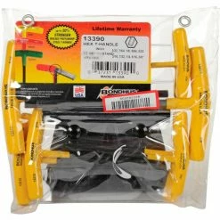 Bondhus 13390 Set 10 Graduated Length Hex T-handles 3/32"-3/8" with Stand -Hand Tools popular store B471724 04