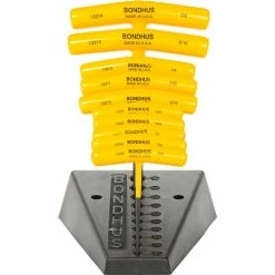 Bondhus 13390 Set 10 Graduated Length Hex T-handles 3/32"-3/8" with Stand -Hand Tools popular store B471724 05