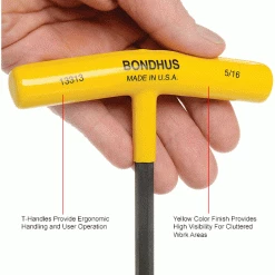 Bondhus 13390 Set 10 Graduated Length Hex T-handles 3/32"-3/8" with Stand -Hand Tools popular store B471724 4wco