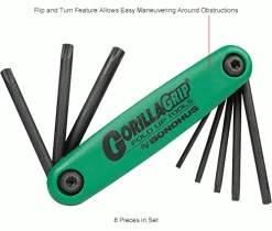 Bondhus 12638 Set 8 Tamper Resistant Tip Fold-up Tools TR9-TR40 -Hand Tools popular store B471799IN 1wco