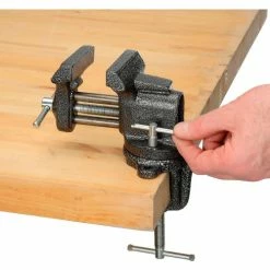 Wilton 33153 Model 153 3" Jaw Width 2-1/2" Opening 2-5/8" Throat Depth Clamp-On Bench Vise -Hand Tools popular store B503830 07