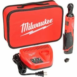 Milwaukee® 2457-21 M12™ 3/8" Ratchet Kit -Hand Tools popular store B585770 03