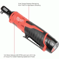 Milwaukee® 2457-21 M12™ 3/8" Ratchet Kit -Hand Tools popular store B585770 2wco