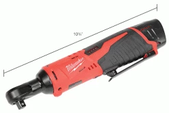 Milwaukee® 2457-21 M12™ 3/8" Ratchet Kit -Hand Tools popular store B585770 dim