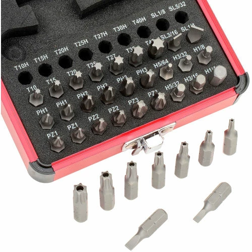 Sunex Tools 9726 38 PC. Mini Ratchet & Bit Set W/ Aluminum Case 4 Sunex Tools 9726 38 PC. Mini Ratchet & Bit Set W/ Aluminum Case - Image 2