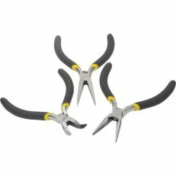 Stanley 84-079 6 Piece Basic Miniature Plier Set (Long Nose, Diagonal, Tongue & Groove, End Cutter) 11 Stanley 84-079 6 Piece Basic Miniature Plier Set (Long Nose, Diagonal, Tongue & Groove, End Cutter) -Hand Tools popular store B983439 02