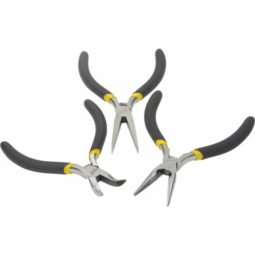 Stanley 84-079 6 Piece Basic Miniature Plier Set (Long Nose, Diagonal, Tongue & Groove, End Cutter) 5 Stanley 84-079 6 Piece Basic Miniature Plier Set (Long Nose, Diagonal, Tongue & Groove, End Cutter) - Image 3