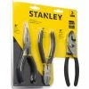 Stanley 84-114 3 Piece Basic Plier Set (Long Nose, Slip Joint, Diagonal) 2 Stanley 84-114 3 Piece Basic Plier Set (Long Nose, Slip Joint, Diagonal) -Hand Tools popular store B983612