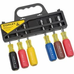 Stanley 62-541 6 Piece Vinyl Grip Fractional Nut Driver Set
