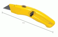 Stanley 10-707 Ergonomic Quick Change Retractable Blade Utility Knife 20 Stanley 10-707 Ergonomic Quick Change Retractable Blade Utility Knife -Hand Tools popular store B983886IN dim