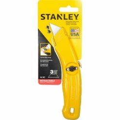 Stanley 10-707 Ergonomic Quick Change Retractable Blade Utility Knife 16 Stanley 10-707 Ergonomic Quick Change Retractable Blade Utility Knife -Hand Tools popular store B983886 04