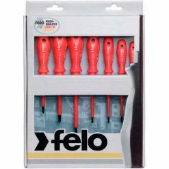 Felo® 07157 51401 7 Pc Phillips & Slotted Insulated Screwdriver Set