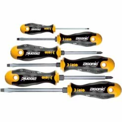 Felo® 07157 53167 Ergonic 6 Pc Set Slotted & Phillips