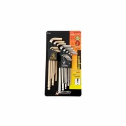 Bondhus 20399 GoldGuard/BriteGuard Plated Balldriver L-Wrench, Double Pack