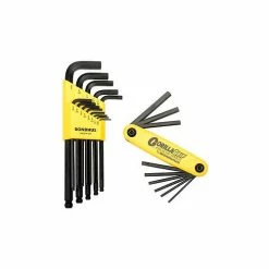 Bondhus 14189 Bonus Pack - Balldriver L-wrench Set 10937 & Gorilla Grip Fold-up Set 12589 -Hand Tools popular store BOJ 14189