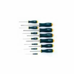 Bondhus 16637 Set 13 BriteGuard Plated Balldriver Screwdrivers .050"-3/8"