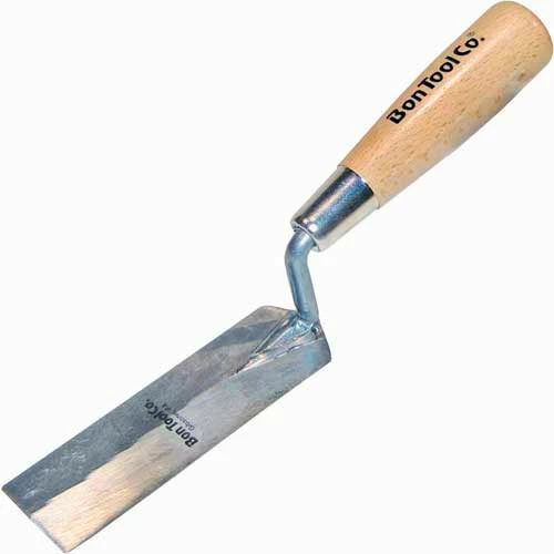 Bon Tool 5"L X 2"W Pro Carbon Steel Margin trowel, Wood Handle 3 Bon Tool 5"L X 2"W Pro Carbon Steel Margin trowel, Wood Handle