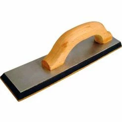 Bon Tool Grout Float with Offset Handle, 12"L X 3"W X 5/8"H, Wood Handle