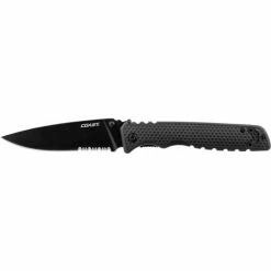 Coast TX399 3-7/8" 9CR18MOV Stainless Steel Blade Double Lock Folding Knife W/ Nylon Handle
