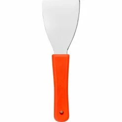 Sparta Handheld Scraper 3", Stainless Steel, Orange - Pkg Qty 12