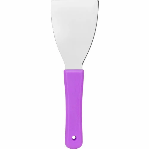 Sparta Handheld Scraper 3", Stainless Steel, Purple - Pkg Qty 12 3 Sparta Handheld Scraper 3", Stainless Steel, Purple - Pkg Qty 12