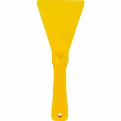 Sparta Handheld Scraper 3", Plastic, Yellow - Pkg Qty 12
