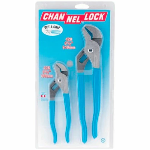 Channellock® GS-1 2 Piece Straight Jaw Tongue & Groove Plier Set (6-1/2&9-1/2") 8 Channellock® GS-1 2 Piece Straight Jaw Tongue & Groove Plier Set (6-1/2&9-1/2") - Image 6