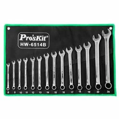 Eclipse HW-6514B - 14 Pc Combination Wrench Set, Metric