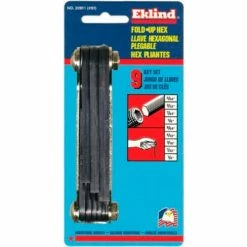 Eklind Tool Eklind 20911 5/64-1/4" 9Pc. Ball End Fold Up SAE Hex Key Set -Hand Tools popular store EKL 269 20911