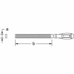 C.S. Unitec EX411F-200B Flat Hand File, Copper Beryllium, 3/4" x 8" -Hand Tools popular store Ex411F