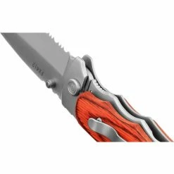 Coast FX412 4" 7CR17 Stainless Steel Blade Frame Lock Folding Knife W/ Wood Handle 7 Coast FX412 4" 7CR17 Stainless Steel Blade Frame Lock Folding Knife W/ Wood Handle -Hand Tools popular store FX412 3