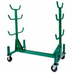 Greenlee 668 Mobile Conduit And Pipe Rack With Casters, 1000 lb. Capacity